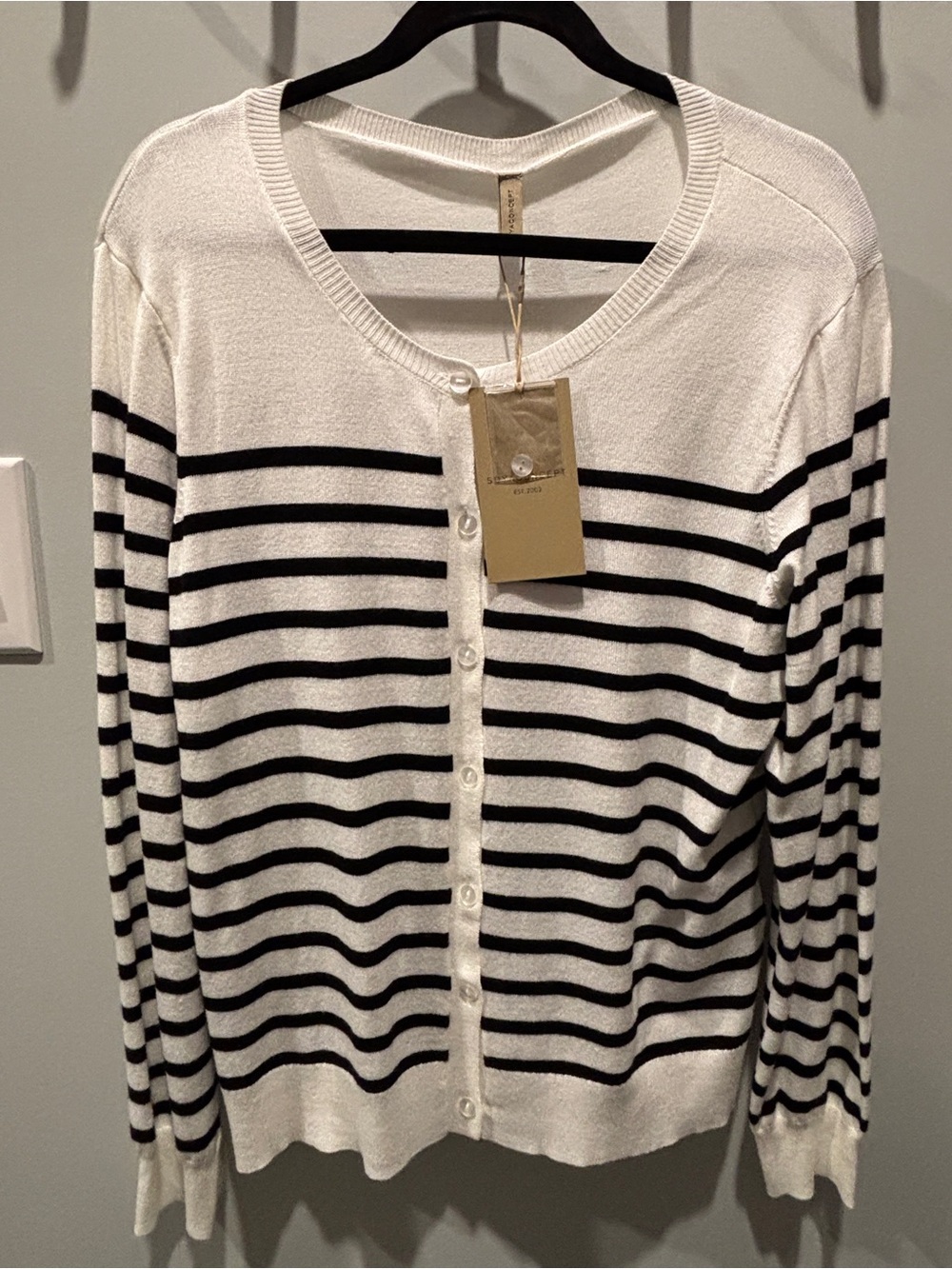 NWT Soya Concept striped Cardigan! Sz L